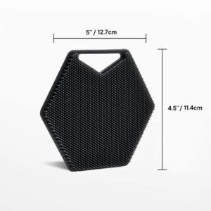 Soft Bristles Silicone Body Scrubber Size