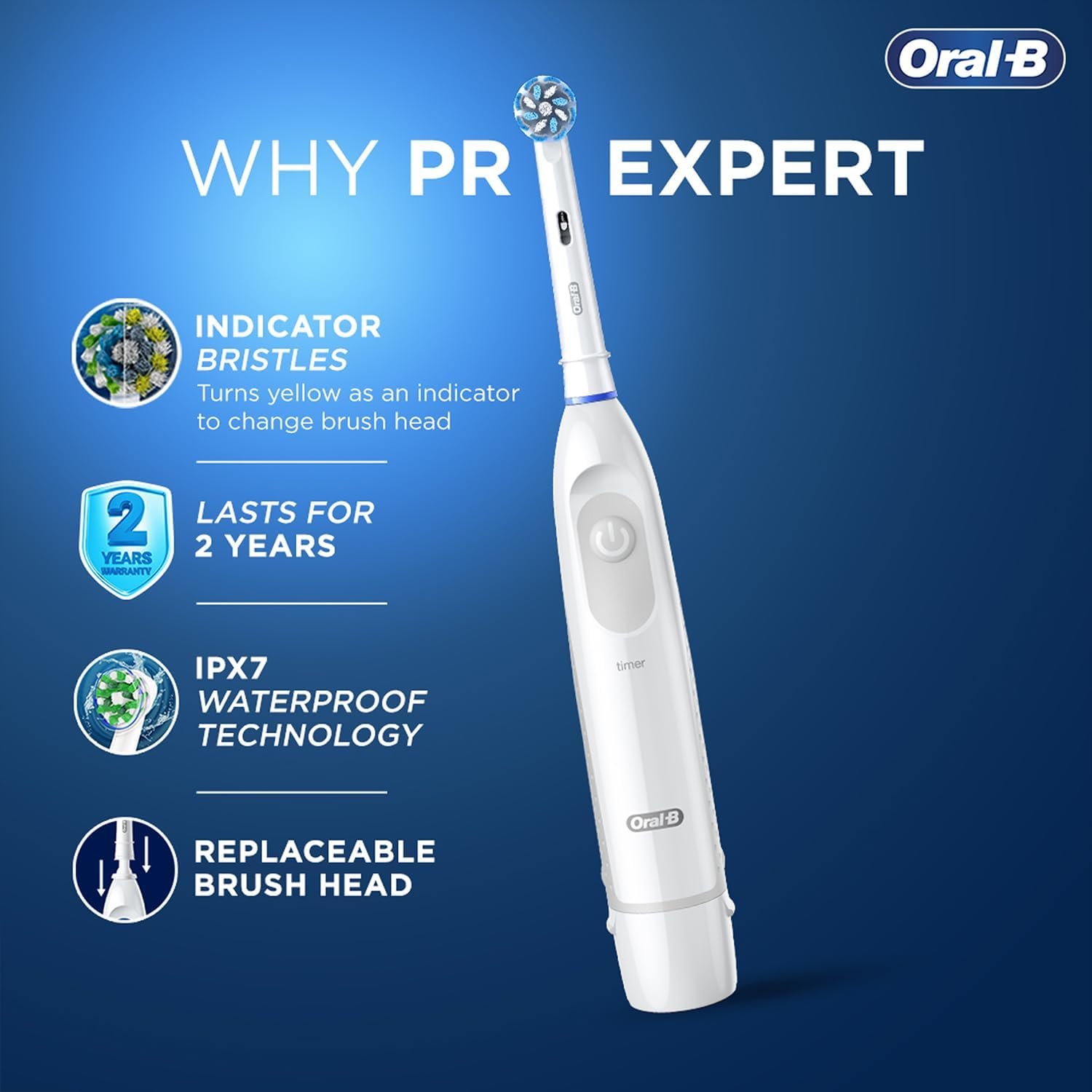 Oral B Pro Expert AA Battery Electric Toothbrush