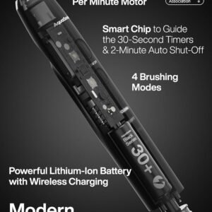 AquaSonic Black Series Sonic Whitening Toothbrush