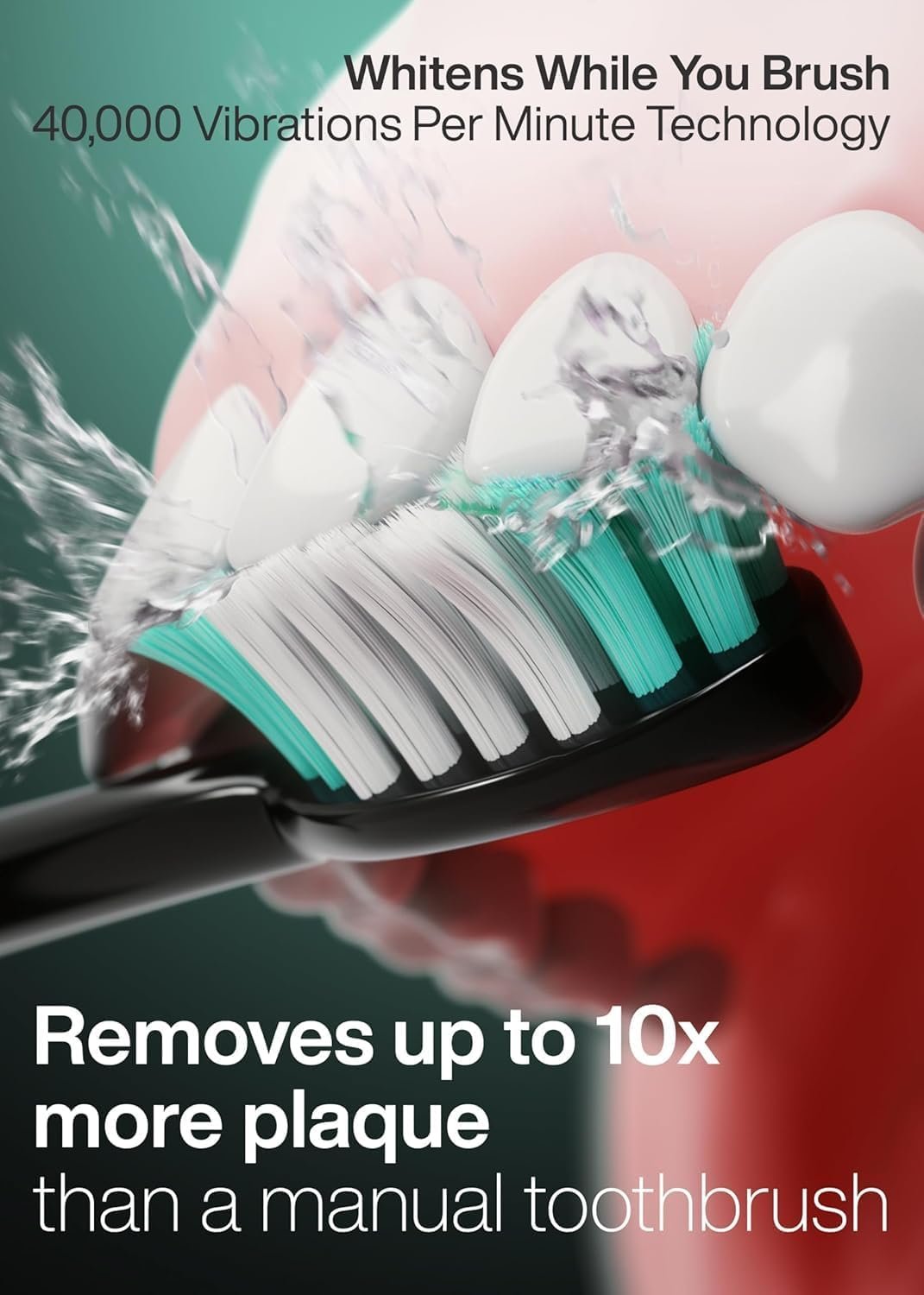 AquaSonic Black Series Sonic Whitening Toothbrush | ADA Accepted