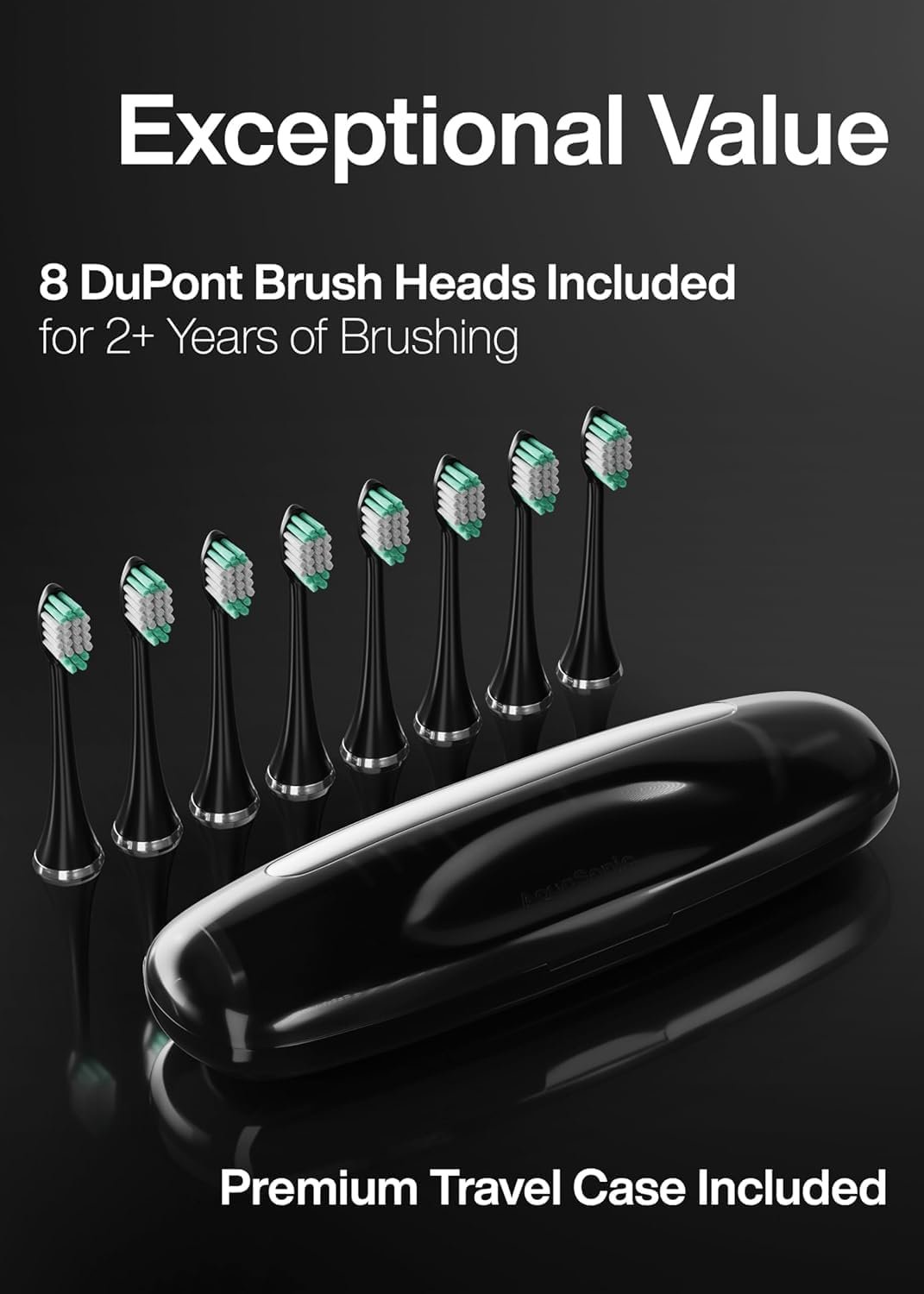 AquaSonic Black Series Sonic Whitening Toothbrush | ADA Accepted - Image 4
