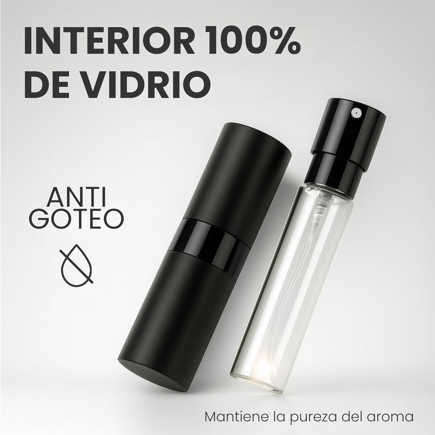 Rotating Aluminium Refillable Perfume Atomizer 10ml