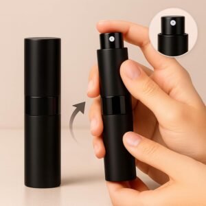Rotating Aluminium Refillable Perfume Atomizer 10ml