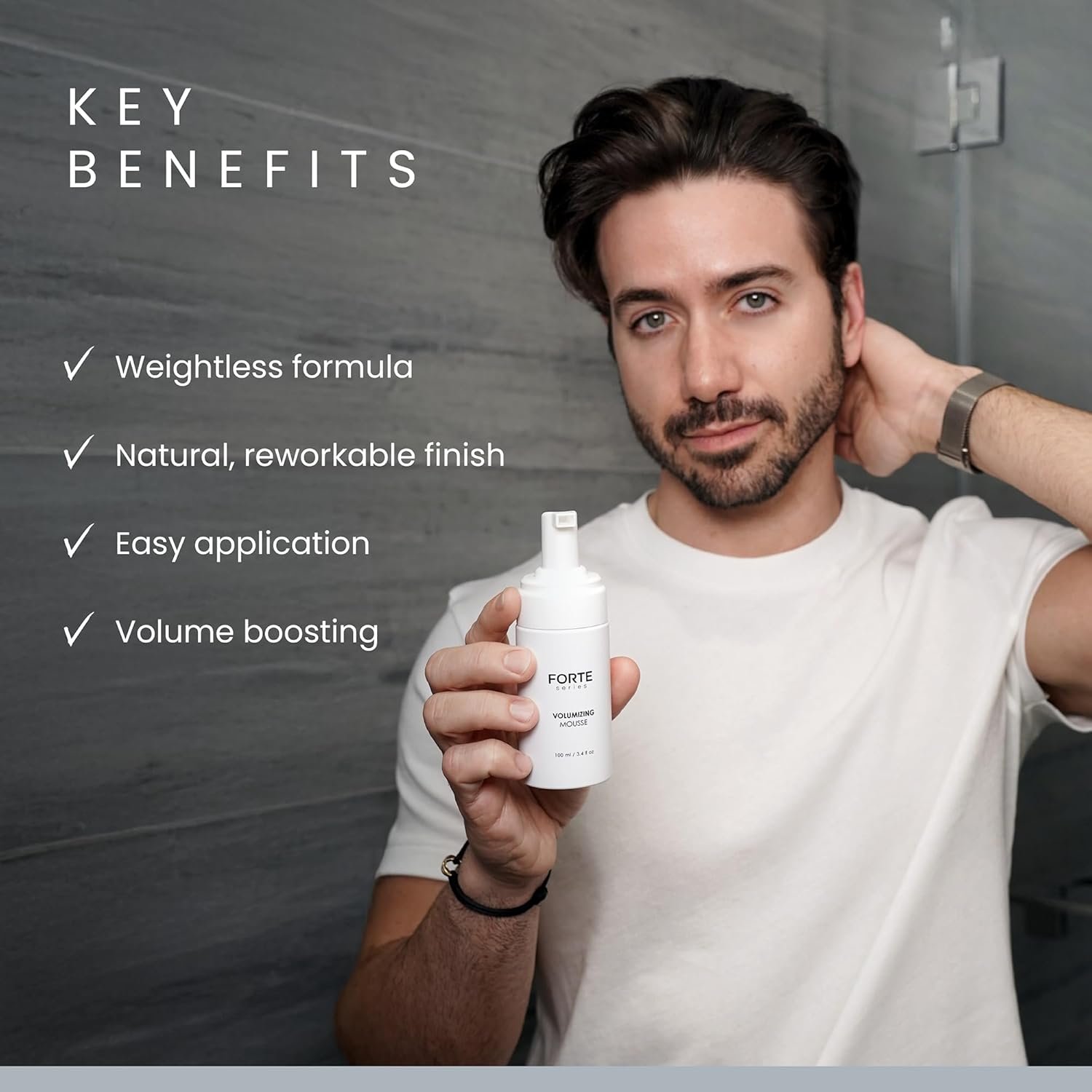 Forte Series Volumizing Hair Mousse - 100ml