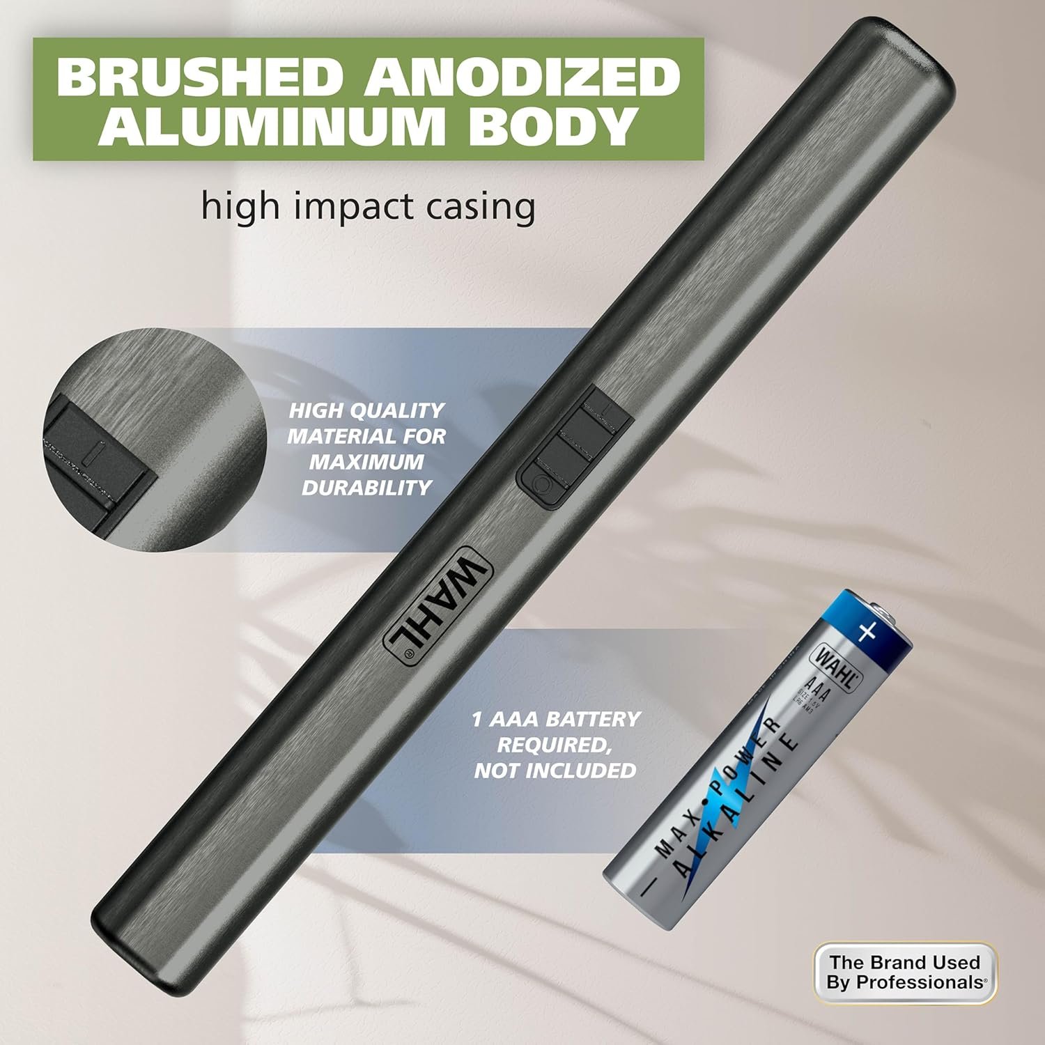 Wahl Micro Groomsman Trimmer | For Eyebrows, Neckline, Nose & Ears