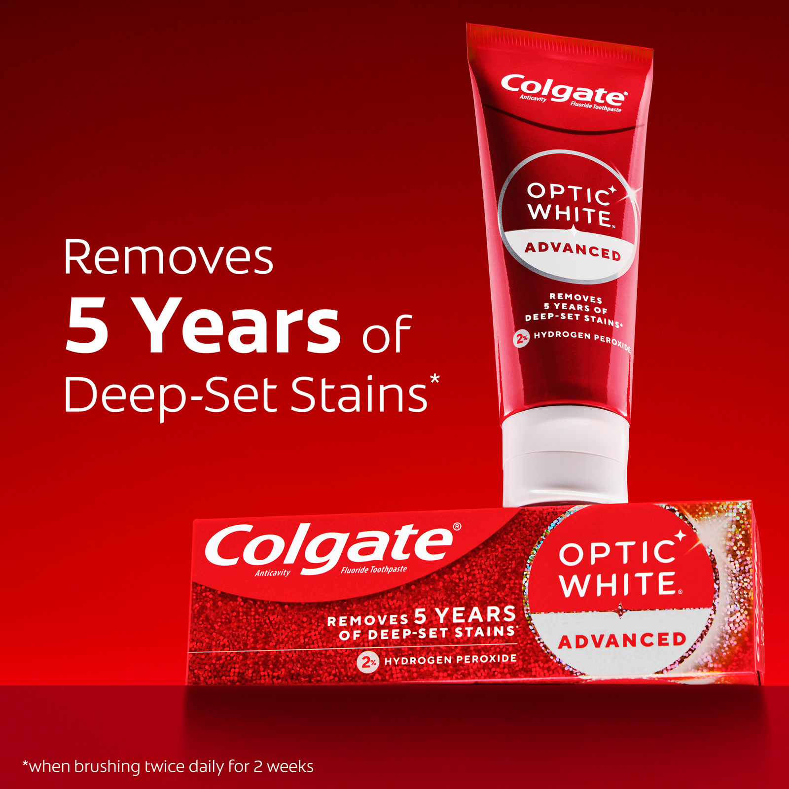 Colgate Optic White Advanced Toothpaste – 90gm | USA