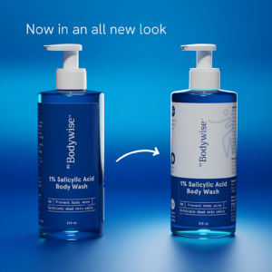 Be Bodywise 1% Salicylic Acid Body Wash 250ml bottle