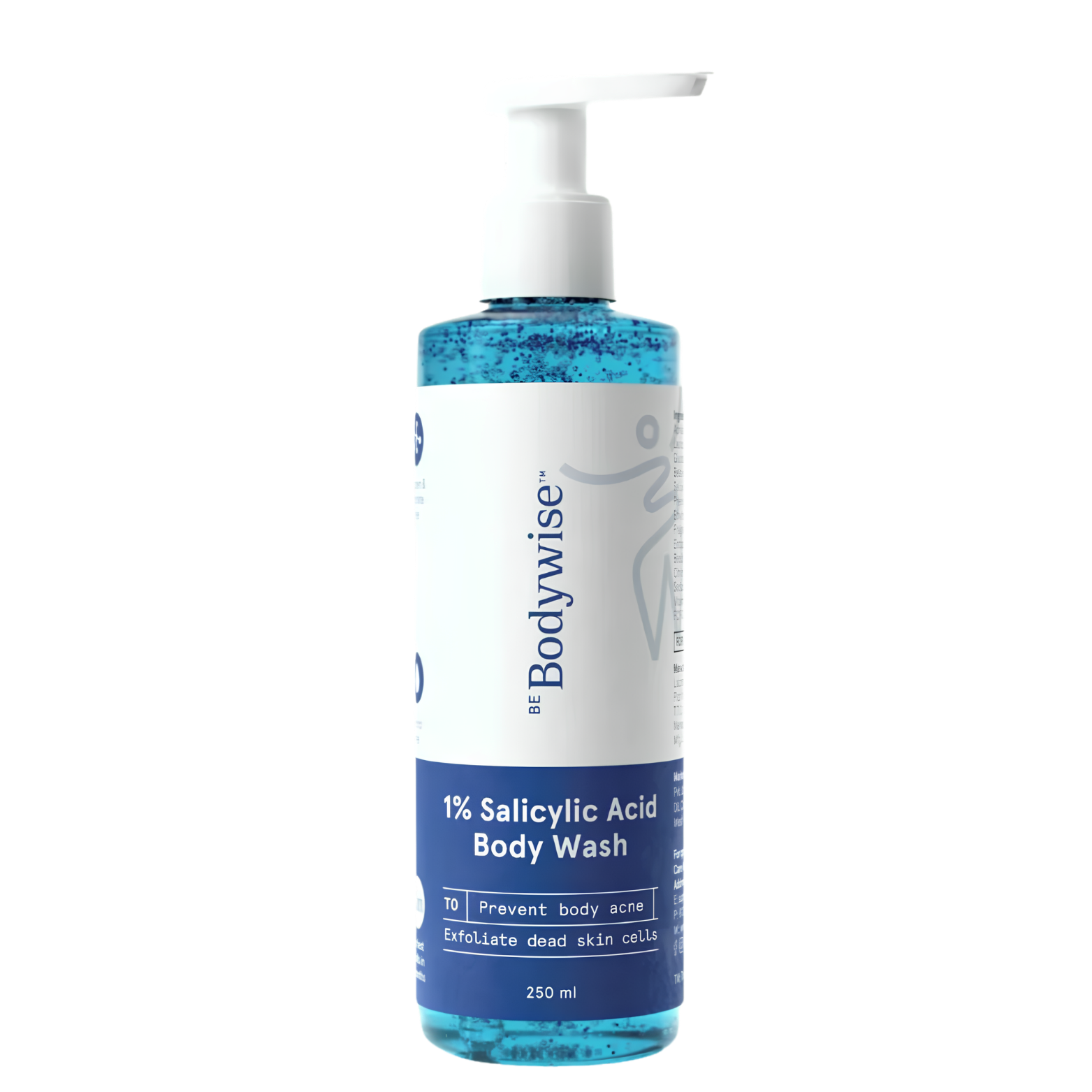 Be Bodywise 1% Salicylic Acid Body Wash 250ml bottle
