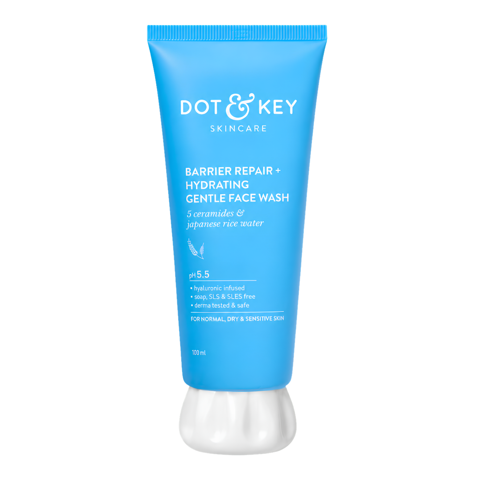 Dot & Key Barrier Repair Gentle Hydrating Face Wash 100ml tube