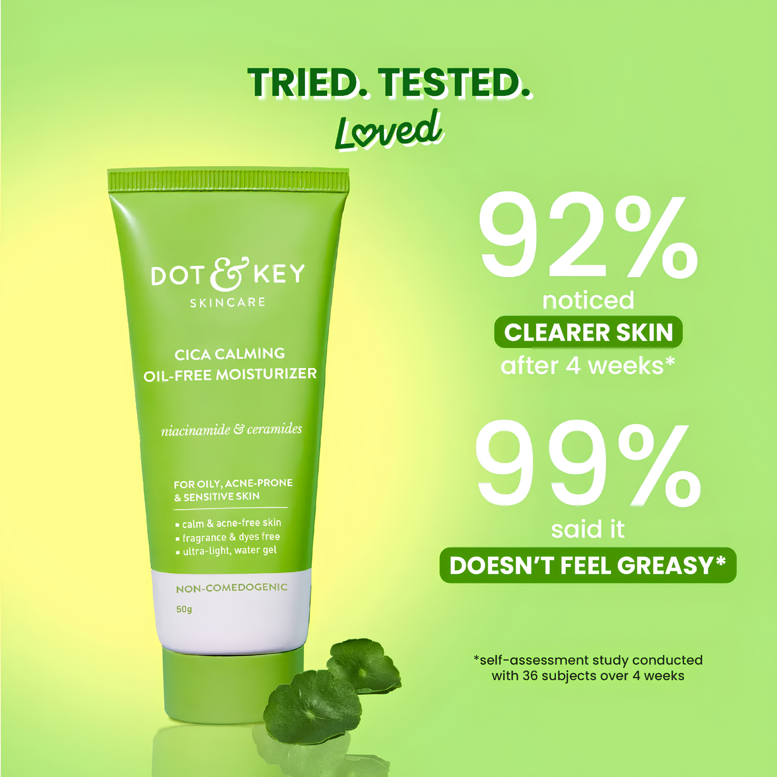 Dot & Key CICA Calming Oil-Free Moisturizer – 50ml - Image 4