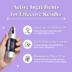 Perfora Purple Teeth Whitening Toothpaste Serum 30ml bottle displaying color corrector purple toothpaste packaging