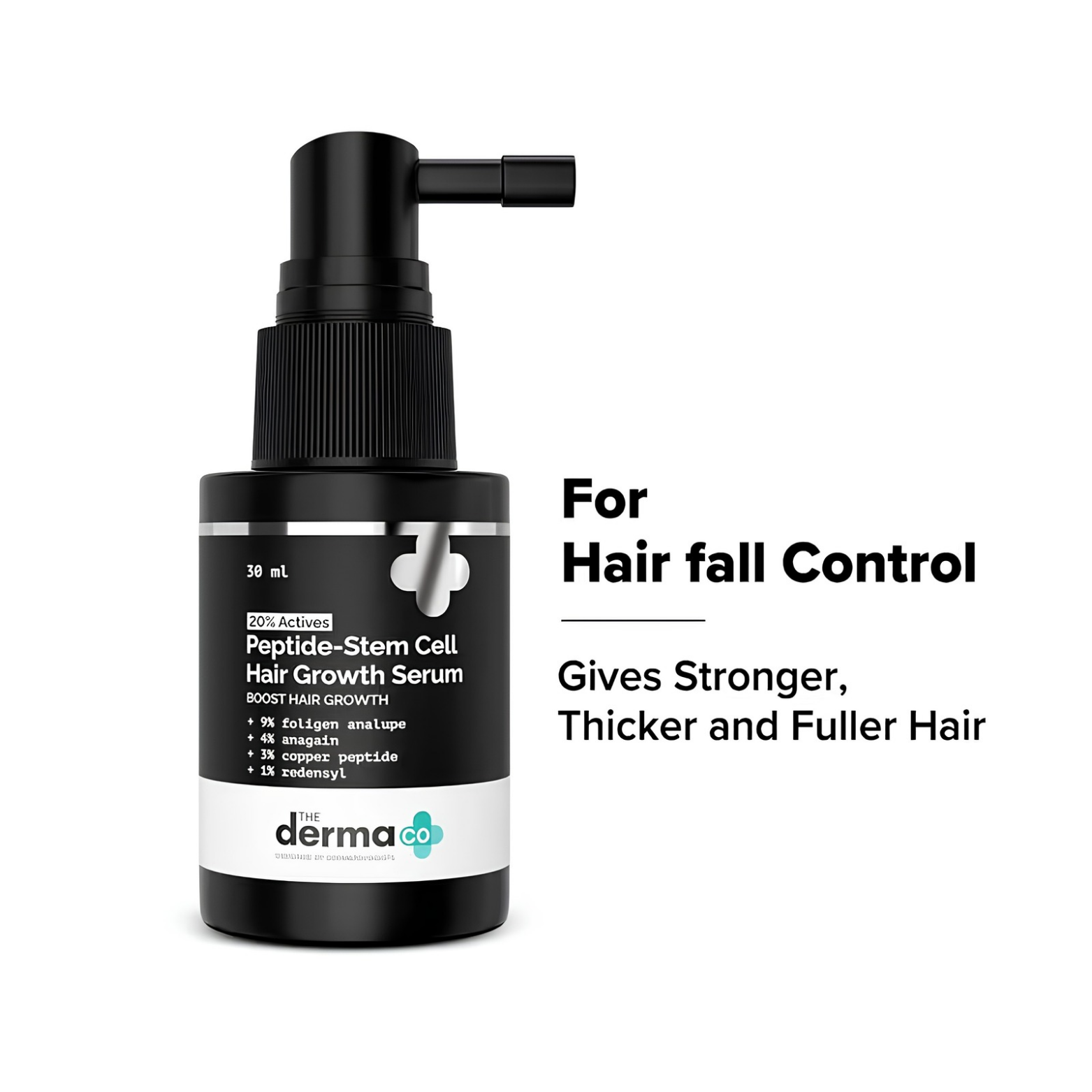 The Derma Co 20% Actives Peptide Hair Growth Serum – 30ml