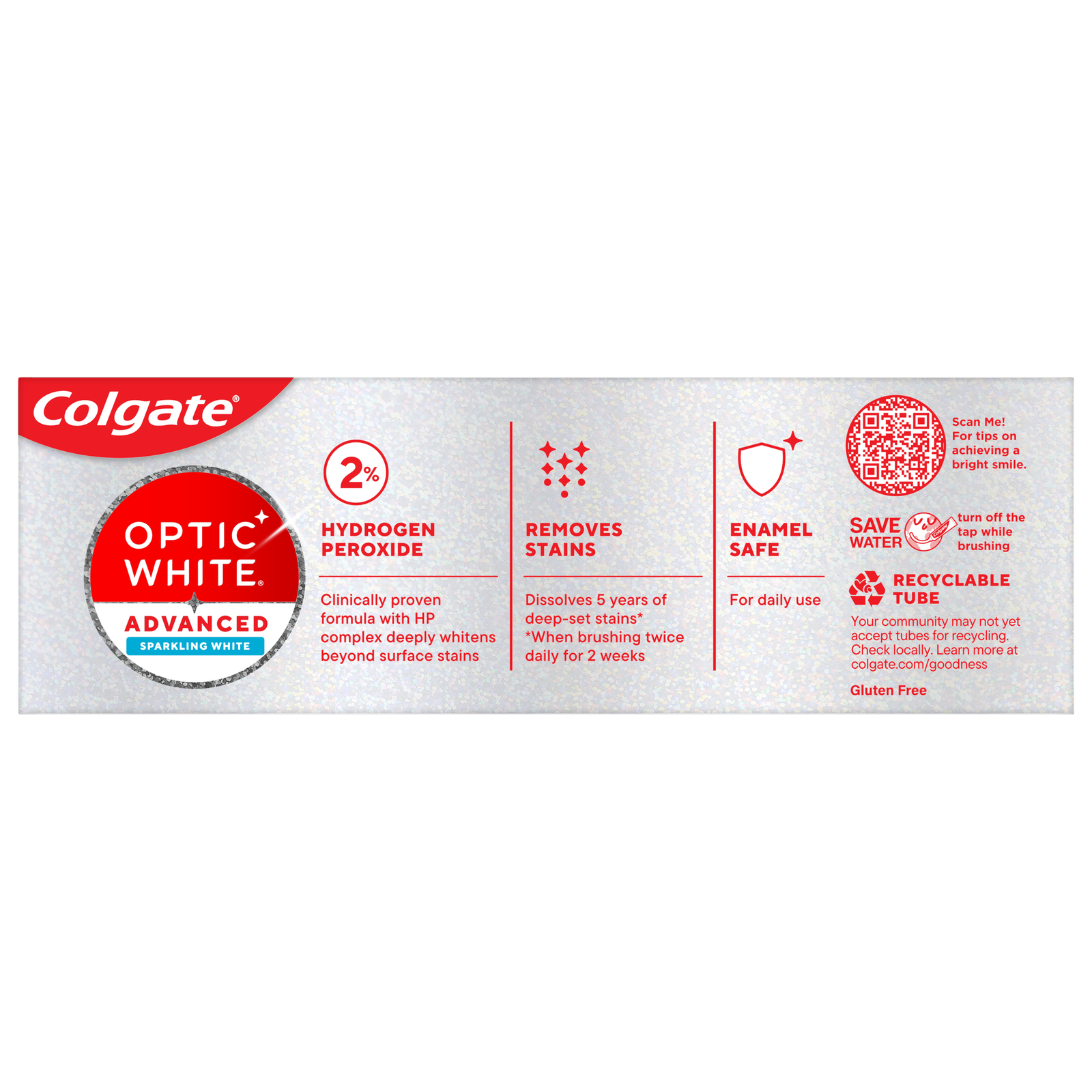 Colgate Optic White Advanced Toothpaste - 90gm