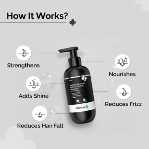 The Derma Co Peptide-Stem Cell Hair Fall Control Shampoo 200ml bottle