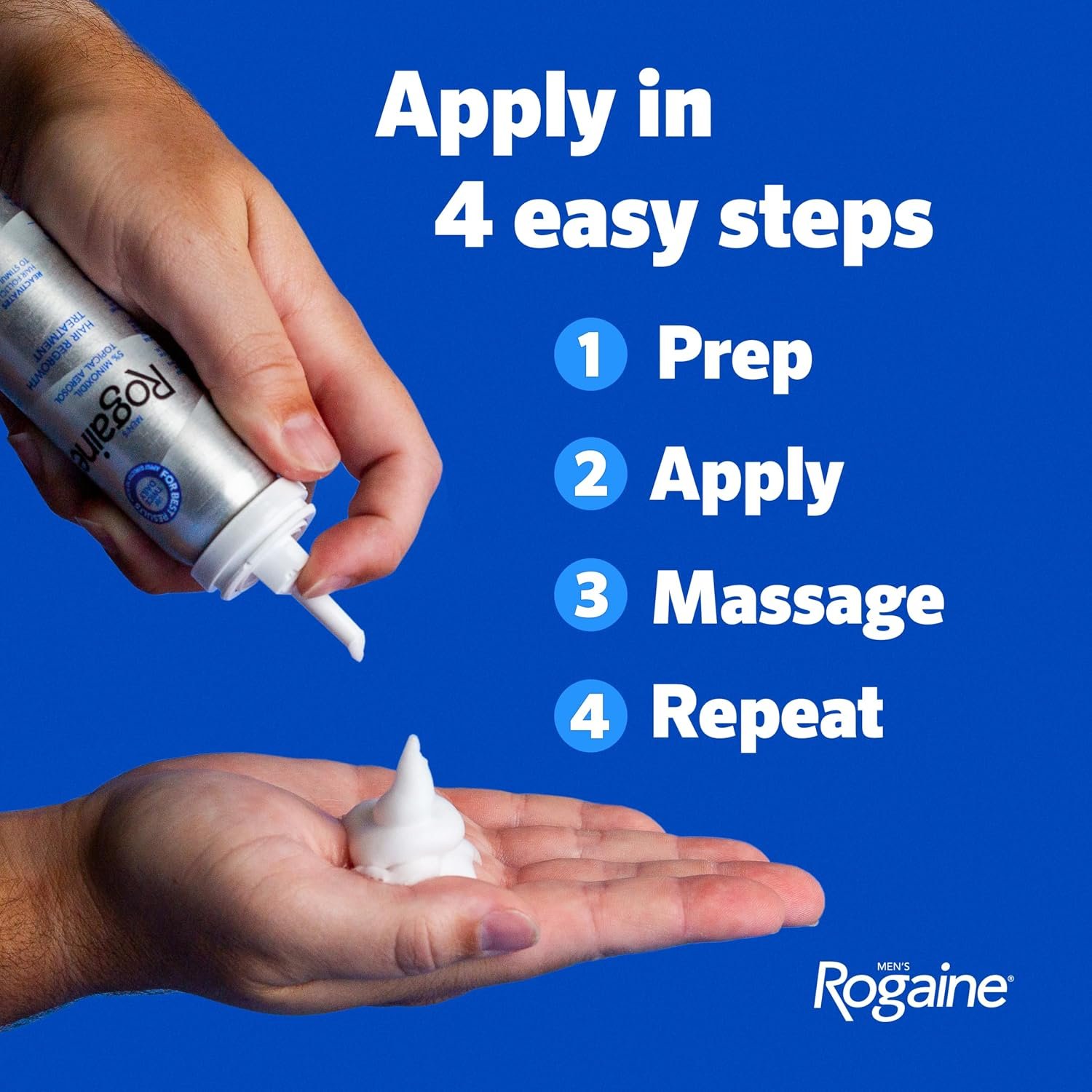 Men’s Rogaine Hair Regrowth & Thickening Combo