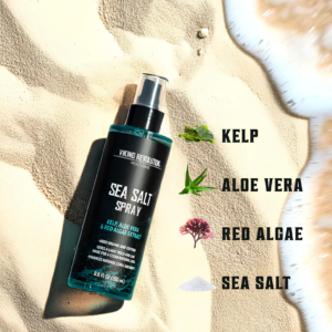 Viking Revolution Sea Salt Spray 260mL texturizing bottle layout