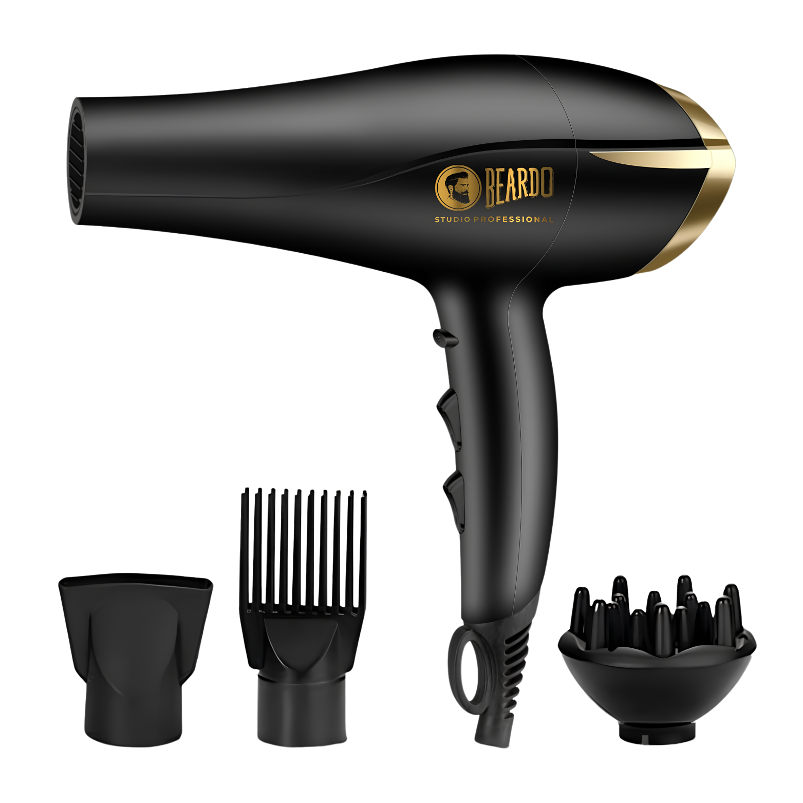 Beardo Studio Professional Tornado Hair Dryer 2000 Watts Power layout