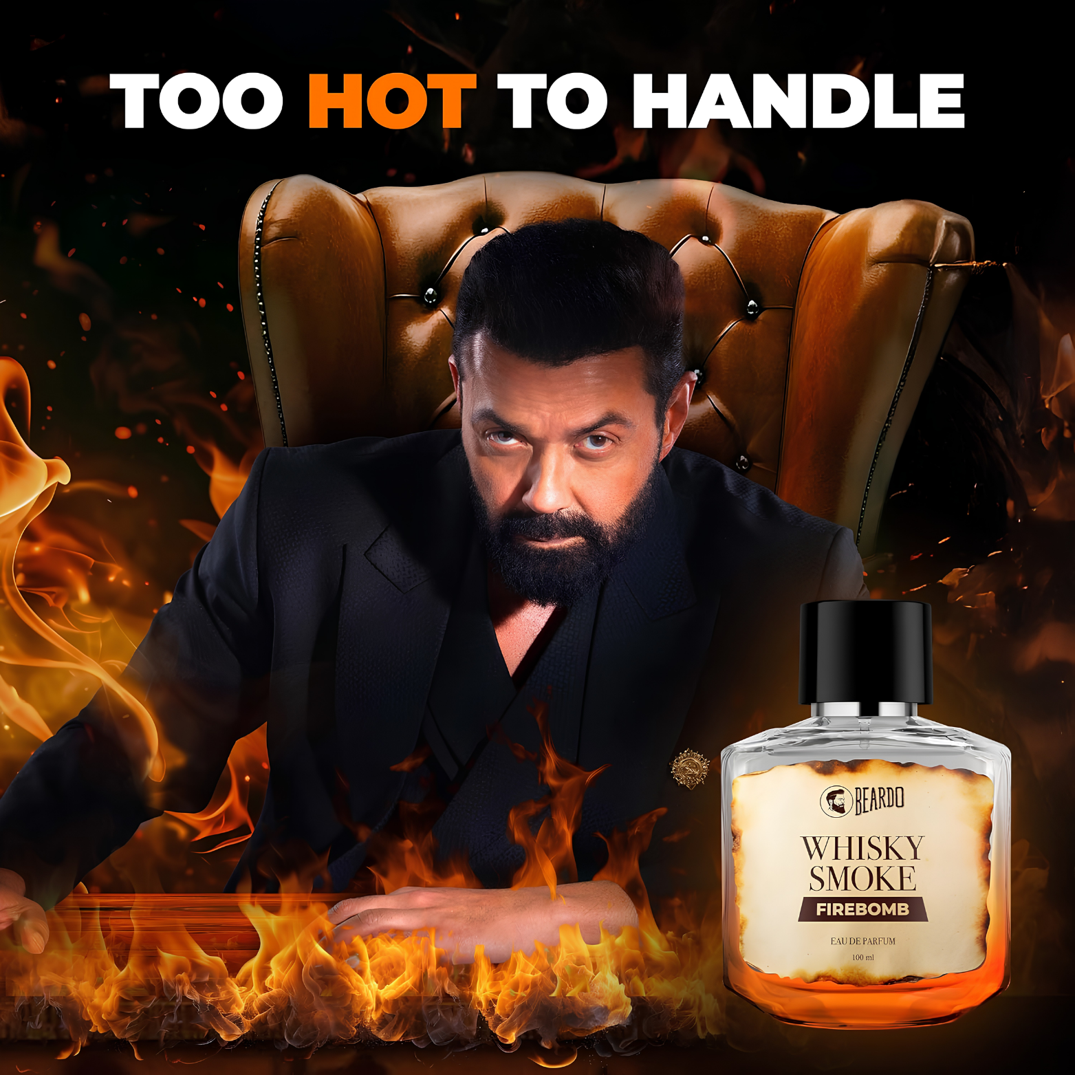 Beardo Whisky Smoke Firebomb Perfume for Men – 100ml | EDP