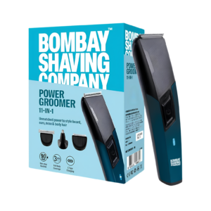 Bombay Shaving Company 11 in 1 Power Groomer Trimmer packaging layout