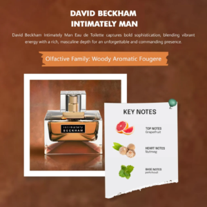 David Beckham Intimately EDT for Men 75ml bottle