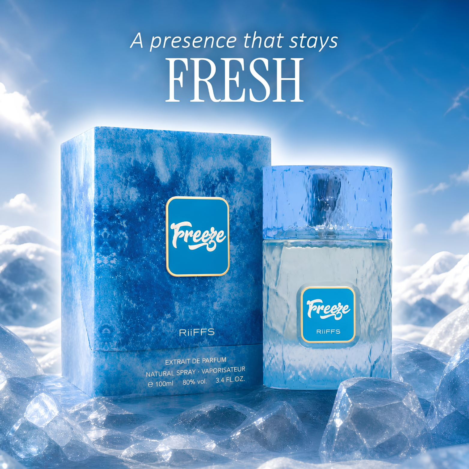 Riiffs Freeze Extrait De Parfum 100ml EDP bottle