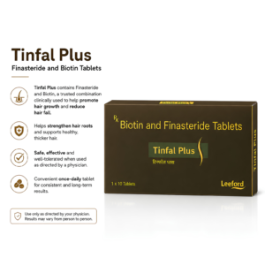 Tinfal-Plus Tablets 10 count box layout