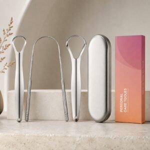 Tongue Scraper Set With Case
