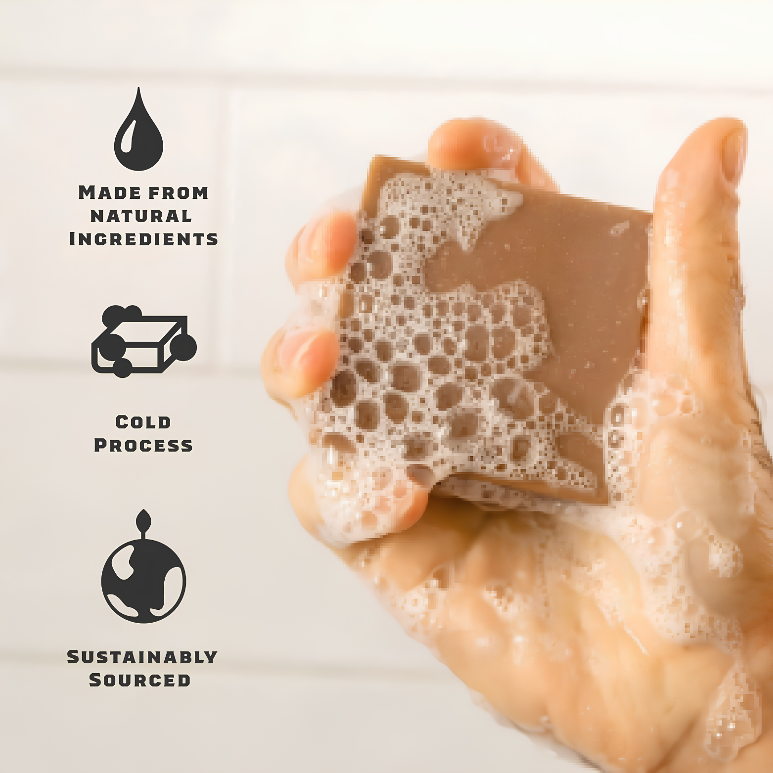 Dr. Squatch Bay Rum Men's Natural Soap 142g packaging box layout