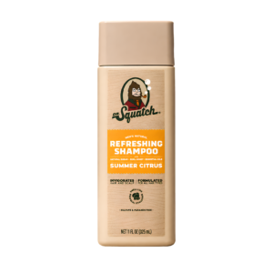 Dr. Squatch Summer Citrus Refreshing Shampoo 325ml bottle layout