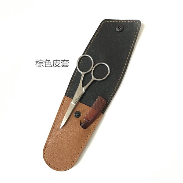 Facial Grooming Scissor & Comb Kit