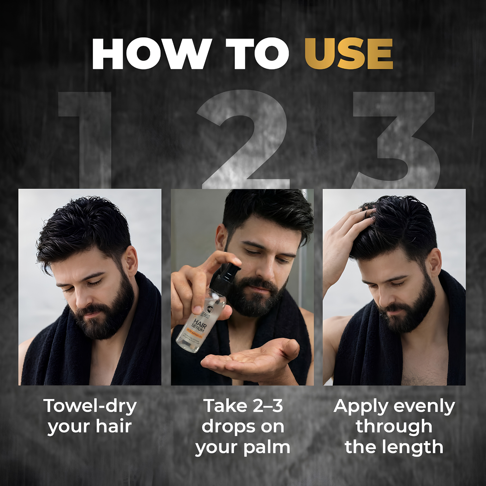 Beardo Hair Serum with Argan Oil - 50ml | Instant Shine & Anti-Frizz - Image 6