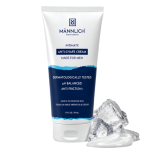 Mannlich Intimate Anti-Chafing Cream for Men 50 ml tube packaging