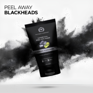 The Man Company Activated Charcoal Peel-Off Face Mask 100 g tube packaging