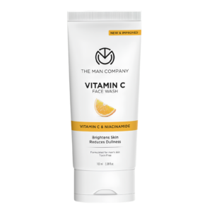 The Man Company Vitamin C Face Wash 100 ml tube packaging